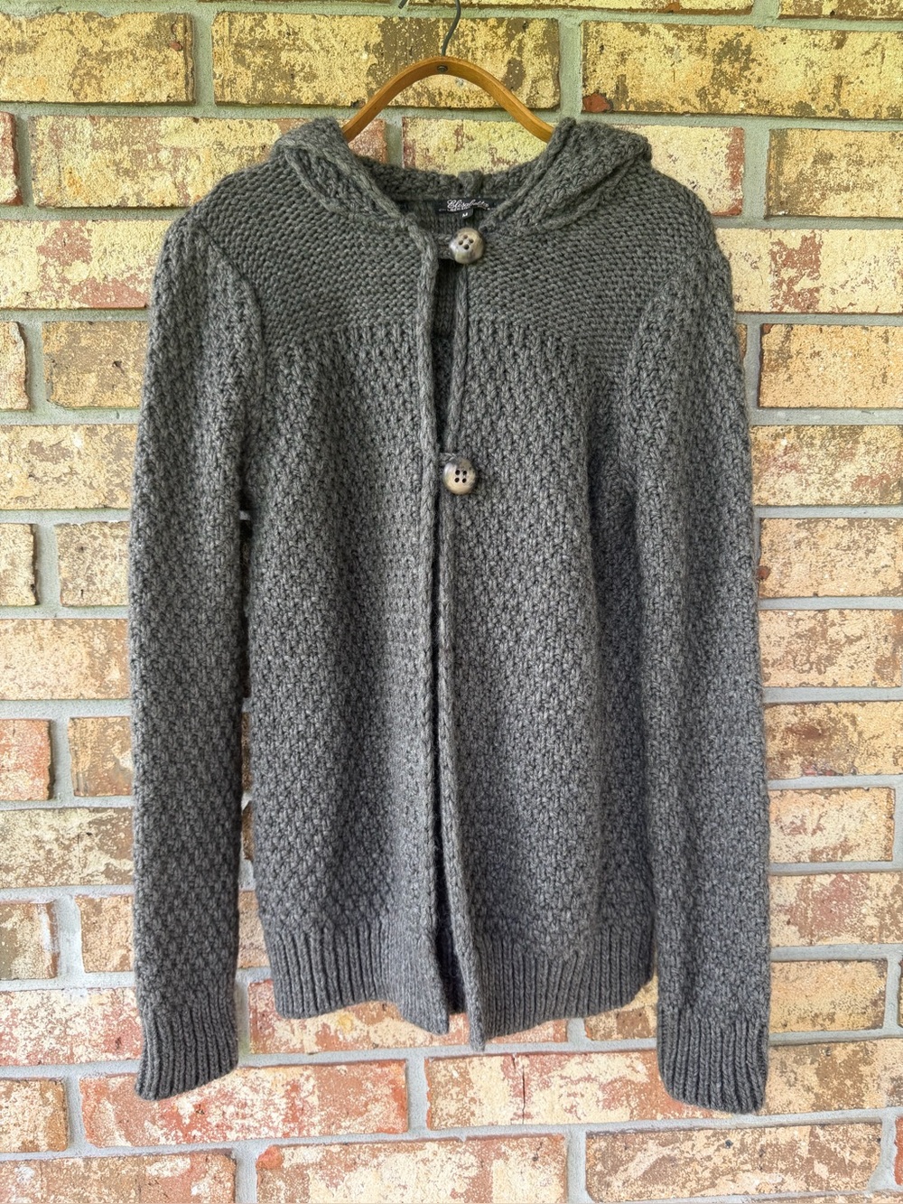 Elisabetta Collection Hooded Knit Sweater Women’s Size Medium Excellent!